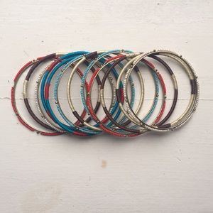 Boho Chic Bangles (Set of 12 Bracelets)